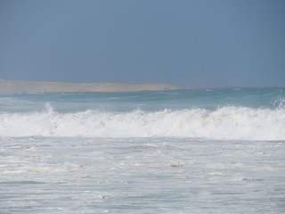 Spaiggia , capo Verde Isola di Boa Vista