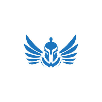 Spartan Knight Logo Stock Vector 