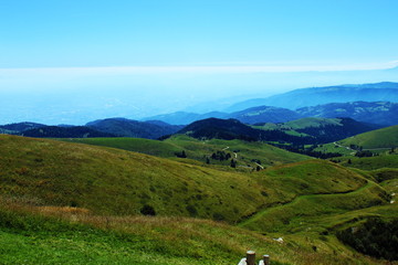 Obraz premium wonderful mountain view and horizon view by Monte Grappa, Italy