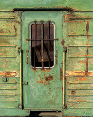 rustic train car background