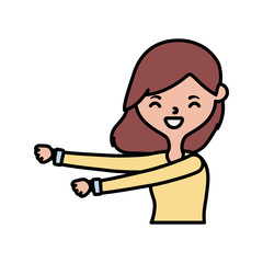 avatar woman person vector design