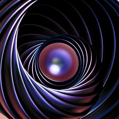 Geometric background. 3d illustration, 3d rendering.