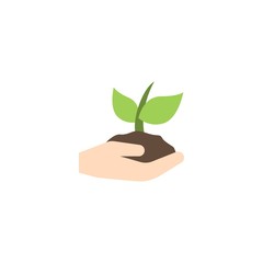 Gardening creative icon. flat simple illustration. From gardening icons collection. Isolated Gardening sign on white background