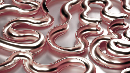 Elegant minimal background. 3d illustration, 3d rendering.