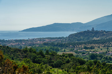 Fototapeta na wymiar Landscape in Cilento near Ascea