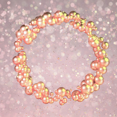 Beautiful luxury New Year Christmas holiday background. 3d illustration, 3d rendering. 3d illustration, 3d rendering.