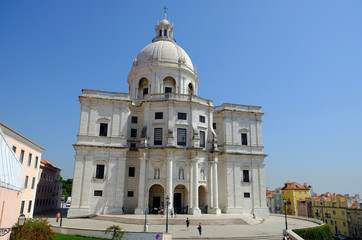 Fototapeta na wymiar Religious places - Christian Portugal Lisbon National Pantheon