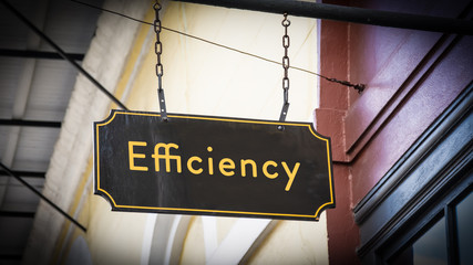 Street Sign to Efficiency