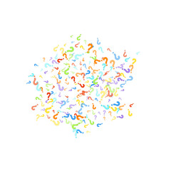 Question marks Quiz doubt survey faq public poll.