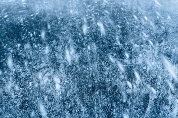  Beautiful winter texture of ice and snow. cold background