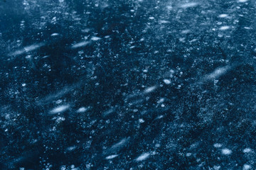  Beautiful winter texture of ice and snow. cold background