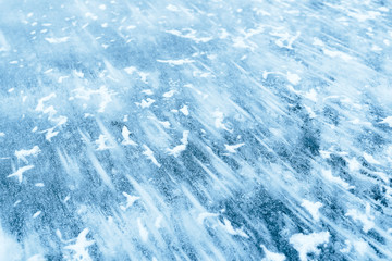  Beautiful winter texture of ice and snow. cold background