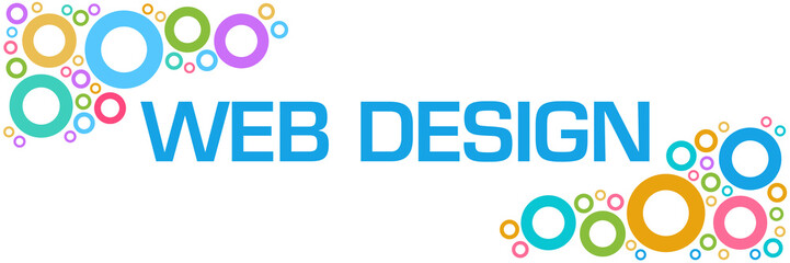 Web Design Colorful Rings Corners 