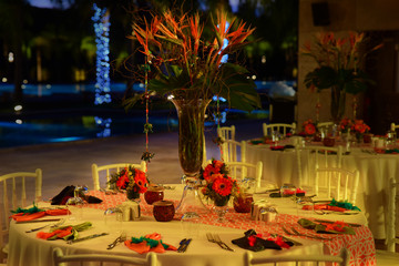 wedding table setting
