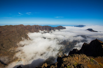 Cloudsea in La Palma, Canary Islands, Spain