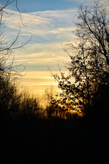 Naklejka premium Sonnenuntergang