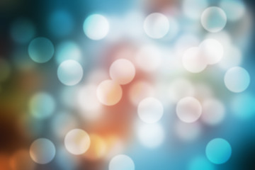 Fototapeta premium Beautiful colorful bokeh background. Bright light effect. Glowing particles on a colored background. 