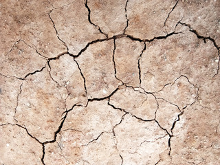 The ground has cracks in the top view for the background