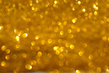 Blurry crystal golden christmas background