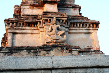 Fototapeta na wymiar Beautiful view Hampi temple.