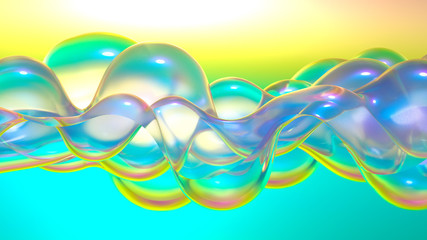 Beautiful, light, elegant background. 3d illustration, 3d rendering.