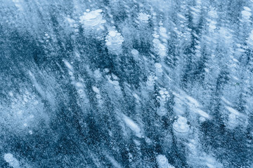 Fototapeta na wymiar Beautiful winter texture of ice and snow. cold background