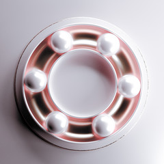 Elegant minimal background. 3d illustration, 3d rendering.