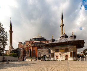 Fototapeta na wymiar Hagia Sophia, Istanbul, Turkish