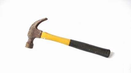 Image of hammer isolated on white background