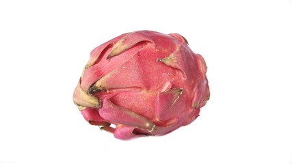Fototapeta premium Image of dragon fruit of pitaya isolated on white background