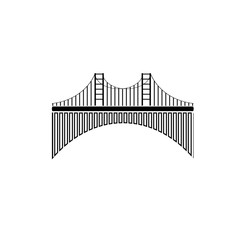  Bridge Concept Logo Design Template