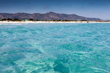 Fototapeta premium Mediterranean sea next to San Teodoro village, Sardinia, Italy.