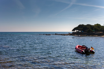 Mediterranean sea next to San Teodoro village, Sardinia, Italy.