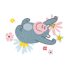 Funny gorilla vector illustration © rosypatterns