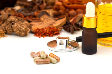 Alternative health care fresh herbal