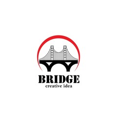  Bridge Concept Logo Design Template