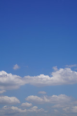 Fototapeta premium Blue sky with clouds