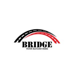  Bridge Concept Logo Design Template