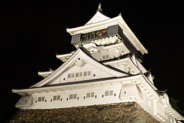 小倉城の夜景【福岡県】