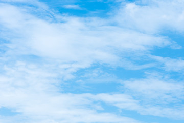 Blue sky background with clouds