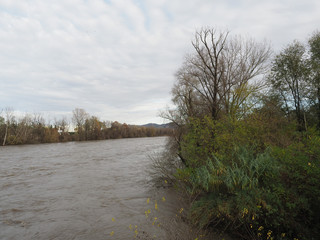 Large river flood