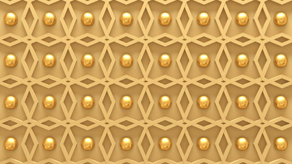 Fototapeta premium Beautiful interior pattern background. 3d illustration, 3d rendering.