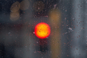 rain drops on window