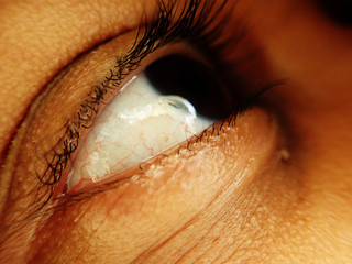 Macro of eye background