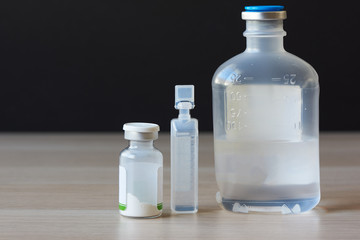 A set of antibiotic injection for treatment