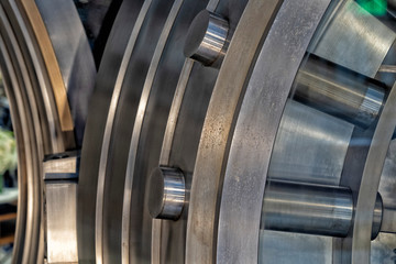 Big safe door lock detail