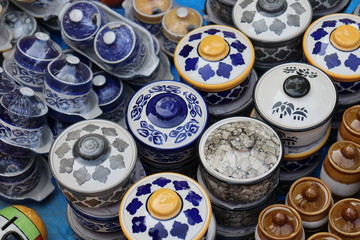 Verities of traditionally crafted decoration items