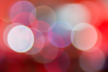 Colourful abstract of night bokeh, city light for background.