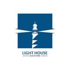 Lighthouse logo icon vector template