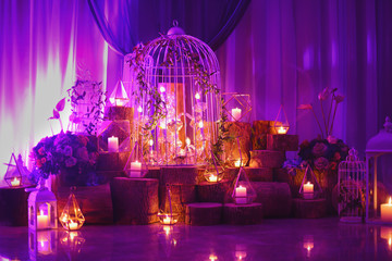 elegant wedding and gala decoration